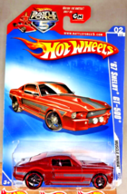 2009 Hot Wheels #78 Muscle Mania 2/10 &#39;67 SHELBY GT-500 Dark Red w/Black OH5 Sp - £9.43 GBP