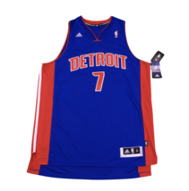 New Adidas XL Brandon Knight Autographed Detroit Pistons Basketball Jersey Blue - £69.27 GBP
