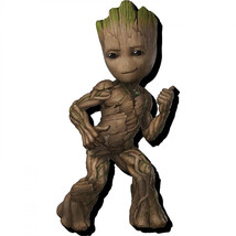 Guardians of the Galaxy Dancing Groot Chunky Magnet Brown - £11.97 GBP