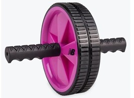 New Balance Ab Wheel Roller Fuchsia Lightweight Workout Exercise Fitness - £11.73 GBP