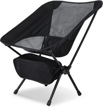 Lightweight Chair Folding Camping Chairs, Backpacking Chair Ultralight, Black - £29.12 GBP