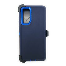For Samsung S20 Plus 6.7&quot; Heavy Duty Case W/Clip Holster DARK BLUE/BLUE - £5.31 GBP