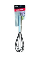 Stainless Steel &amp; Black Wire Whisk for Kitchen NEW - £1.53 GBP