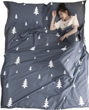 Azarxis Sleeping Bag Liner, Travel Sheet Lightweight Compact Cotton Slee... - $35.97