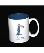 HUGE Zodiac 2-Sided Mug Script on Back Colored Interior Hvy Stoneware NE... - $20.56 CAD