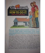 Vintage Mechanix Illustrated How To Do It Encyclopedia Flyer 1961 - $1.99