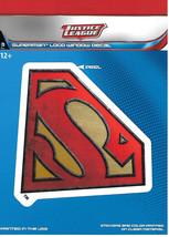 DC Comics Superman S Logo Peel Off Car Window Sticker Decal Justice League NEW - £7.08 GBP