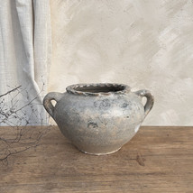 Antique Vessel, Primitive Clay Pot, Wabi Sabi Décor, Rustic Mediterranean Table  - £128.78 GBP
