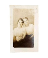 Real Photo RPPC c1900s Mother And Daughter Portrait Postcard AZO Unposte... - $371.04 MXN