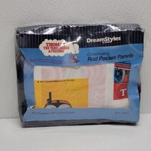 Vintage 1992 Thomas the Tank Engine Curtains Set of 2 Window Panels 82 X 63&quot; - $73.25