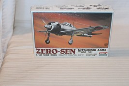 1/144 Scale ARII, Zero-Sen A6M3 Type 32 Airplane Model Kit #23026 BN Sealed Box - $45.00