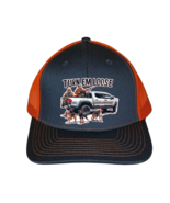 Cap Hat Gray Neon Orange Mesh Back Dog Picture Coonhound Curs Coon Hunte... - $20.99