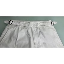 The J Peterman Company Men Gurkha Shorts White Belted Classic British Pl... - $49.47