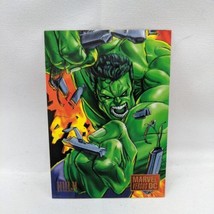 Marvel Versus DC Trading Card Hulk 1995 Fleer Skybox #4 - £7.83 GBP