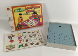 Sesame Street Light And Learn Quiz Game Muppets Vintage 1977 70s Toy MB ... - £22.90 GBP