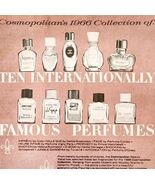 1966 Cosmopolitan 10 Famous Women&#39;s Perfumes Advertisement Fragrance DWLL10 - $550.13 MXN