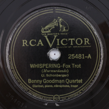 Benny Goodman - Whispering / Tiger Rag - Repress 78 rpm Record Hollywood 25481 - £13.78 GBP