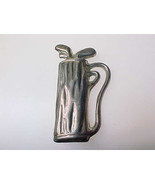 Vintage STERLING Silver GOLF Bag and Clubs BROOCH Pin - Signed - £39.96 GBP