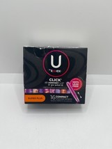U by Kotex Click Compact Tampons *DAMAGED BOX*, Super Plus Absorbency, - $165.67 MXN