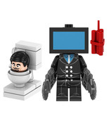 Television Man Skibidi Toilet Tv Show Cartoon Minifigure Packs - $7.86