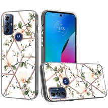 ART Chrome Beautiful Design ShockProof Case Floral For Motorola Moto G Play 2023 - £6.84 GBP