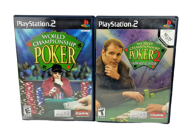 Crave World Championship Poker 1 and 2 Bundle (Sony PlayStation 2, 2004) 100% - £8.83 GBP