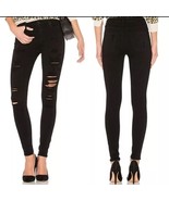 Agolde Sophie High Rise Skinny Jeans Womens Size 30 Black Moonstruck Dis... - $49.49