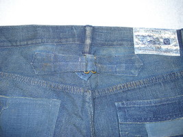 NWT Ralph Lauren Blue Label Indochine Patchwork Jeans 100% Cotton Size 27  - £73.54 GBP