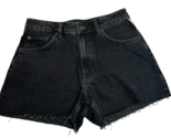 NEW Topshop denim a-line mom shorts in washed black size 8 US - $14.80