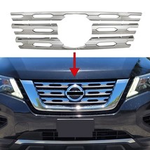 For 2017-2020 Nissan Pathfinder Chrome Upper Grille Grill Overlay Trim 4... - £96.93 GBP