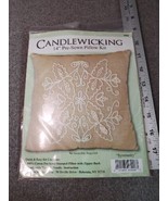 Design Works &quot;Symmetry&quot; Candlewicking Kit 14 Pre-Sewn Pillow Kit With Zi... - £11.59 GBP
