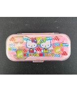 Sanrio Hello Kitty 2003 My Melody Spoon Chopstick 2 Pcs Utensil w/ Stora... - £7.74 GBP