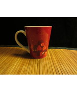2013 Starbucks Christmas Holiday Coffee Mug Tea Cup Red Village 13 oz - $14.99