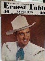 ERNEST TUBB - FAVORITES NO. 4 / ORIGINAL 1946 SOUVENIR PROGRAM - VG COND... - $20.00