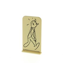 Tintin metal figurine Alpha-Art Official Tintin Moulinsart product New - $11.99