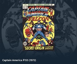 Captain America #155 Falcon Marvel 1st Series 1972 Sal Buscema Res Skull VG- - £12.98 GBP