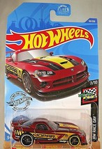 2020 Hot Wheels #50 Hw Race Day 7/10 Dodge Viper SRT10 Acr Dark Red w/Blk DD8 Sp - £5.89 GBP