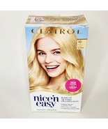 Clairol Nice &#39;n Easy Permanent Hair Color #10 Extra Light Blonde - £8.90 GBP