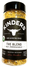 Kinder&#39;s Organic The Blend Seasoning Salt Pepper &amp; Garlic 12.25 Oz EXP 0... - $14.25