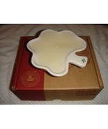 Longaberger Pottery Shamrock Ramekin With Candle - $375.23 MXN