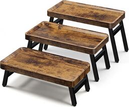 Stunning 3-Tier Party Serving Stand - Rustic Solution for Cupcake Displays - $84.10