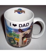 &quot;I LOVE DAD&quot; Universal studios Paraglazed Porcelain White Coffee Mug by ... - $22.57