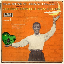 Sammy Davis Jr. - Just For Lovers Part 3, 7&#39; EP 45 RPM Vinyl Record ED 2287 1955 - £11.93 GBP