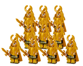 Norse Mythology Ragnarok Asgard Einherjar Guard Berserker 10 Minifigures Set F - £13.04 GBP