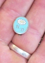 ?Old Silver Lapel Pin Who What Nd Daisy Club Manhattan New York Wwi Era Antique? - £291.76 GBP