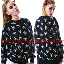 Boy Eagle London Long Sleeve Street wear Pullover Sweatshirt Hip Hop Sweater Top - £114.30 GBP