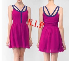 Cutout Strappy Bandage Contrast Cage Cocktail Evening Party Prom Clubwea... - $105.00