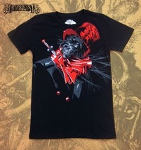 MEN Punk Goth Hot Topic Visual Kei Emo Jrock IRON FIST Skull Dagger Skeleton Tee - £51.95 GBP