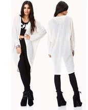 NEW Forever21 Nasty Gal Sheer Knit Crochet Dolman Sleeves Party Evening Cardigan - £92.15 GBP