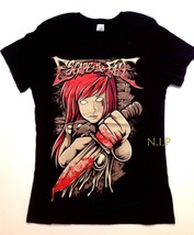 NEW Hot Topic Escape The Fate Knife Teddy Bear Tee Top Visual Kei Punk G... - £93.64 GBP